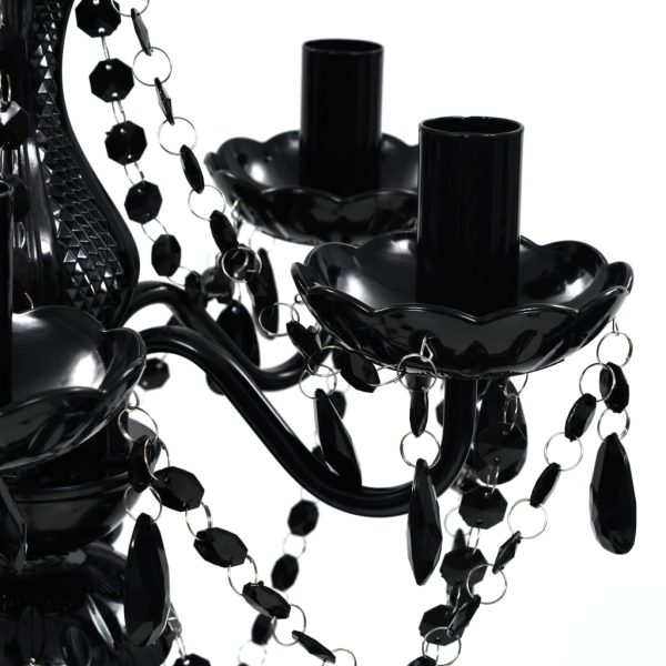 Lustre preto com 5 lâmpadas - Image 5