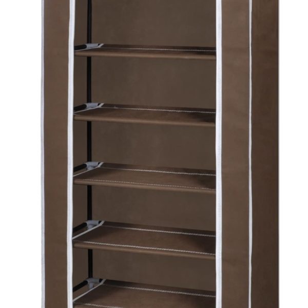 Sapateira com tampa 57 x 29 x 162 cm Castanho - Image 6