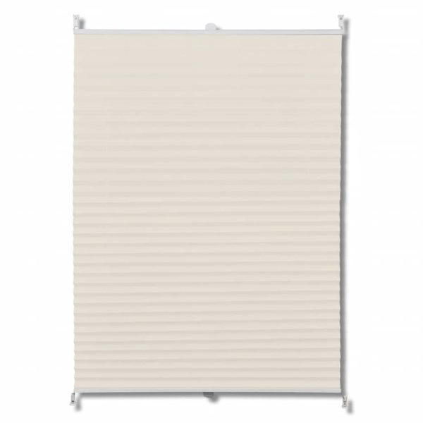 240617 Plisse Blind 40x100cm Creme - Image 2