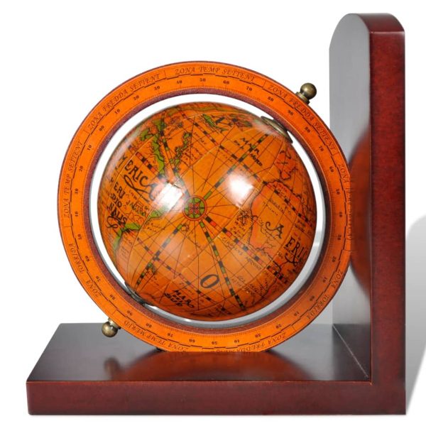 Suportes para livros com globo terreste 2 pcs - Image 4