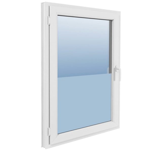 Película de privacidade fosca para janelas branco opaco 0,9x5 m - Image 4