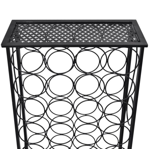 Garrafeira de metal, suporte para 28 garrafas de vinho - Image 4