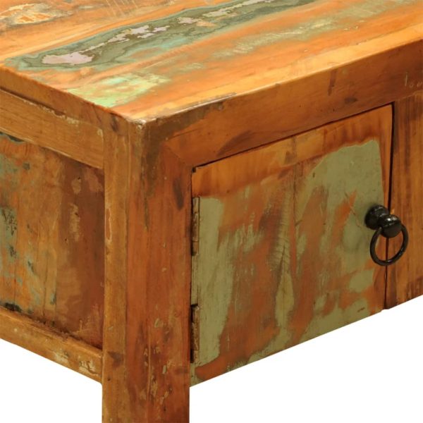 Móvel de TV vintage com 2 portas madeira reciclada - Image 8