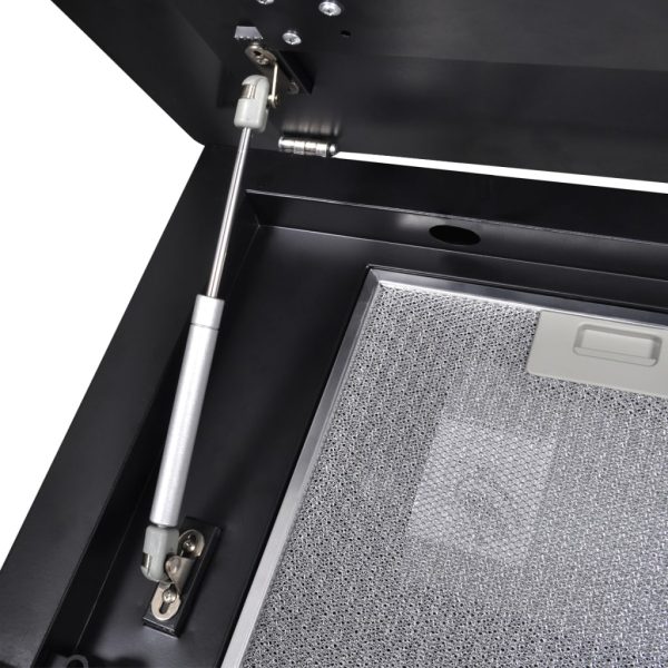 vidXL Exaustor com ecrã 600 mm vidro temperado preto - Image 5