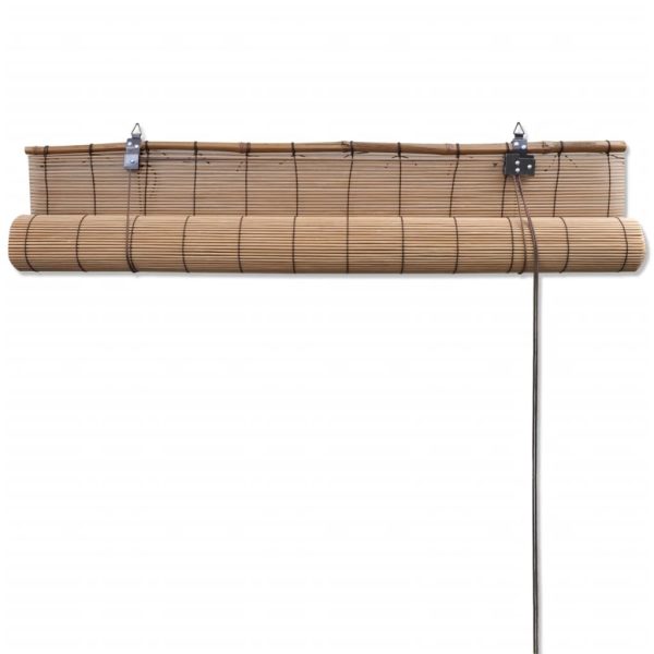 Estore de enrolar 120 x 160 cm bambu castanho - Image 5