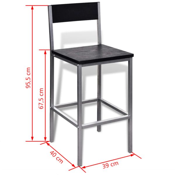 Conjunto de mesa de balcão para pequeno-almoço - Image 4