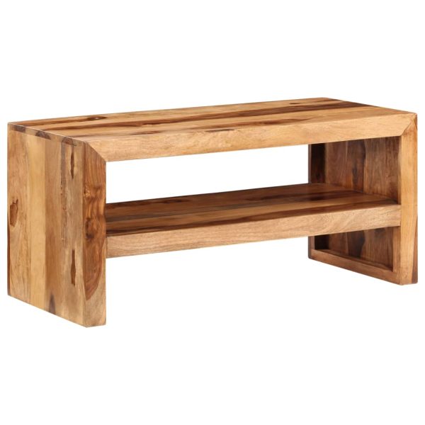 Mesa de apoio/móvel TV madeira sheesham sólida - Image 7