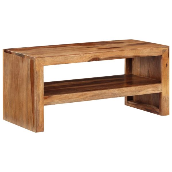 Mesa de apoio/móvel TV madeira sheesham sólida - Image 9