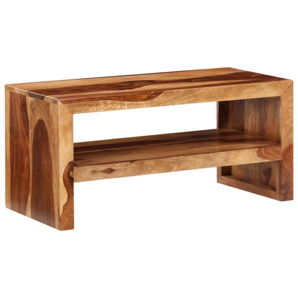 Mesa de apoio/móvel TV madeira sheesham sólida - Image 10
