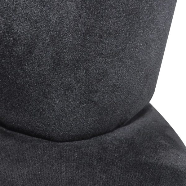 Cadeira em forma de mão veludo preto - Image 4
