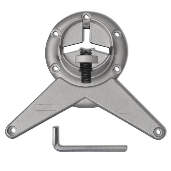 Pernas de mesa ajustáveis em altura, 4 pcs, níquel escovado, 1100 mm - Image 4