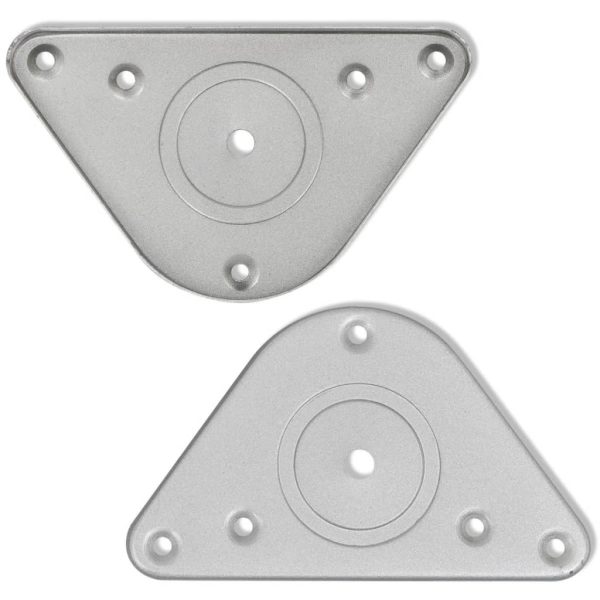 Pernas de mesa ajustáveis ​​em altura, 4 pcs, 1100 mm, níquel escovado - Image 4