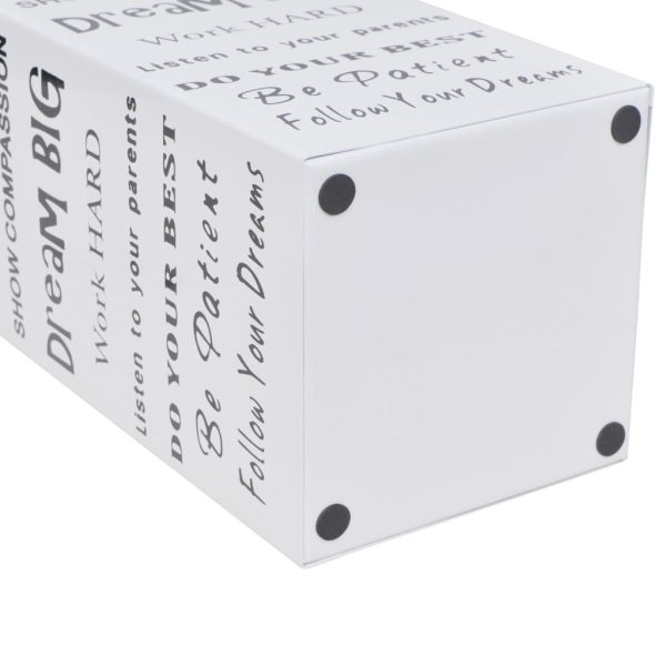 Suporte guarda-chuvas/de armazenamento quadrado branco aço 48,5 cm - Image 3