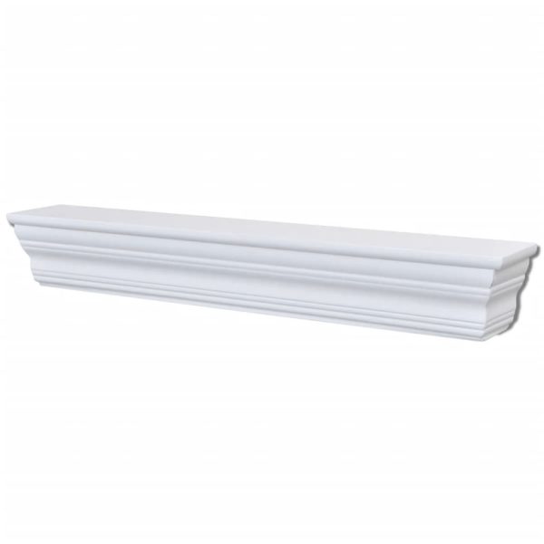 Prateleiras de parede Aaliyah 2 pcs branco - Image 3