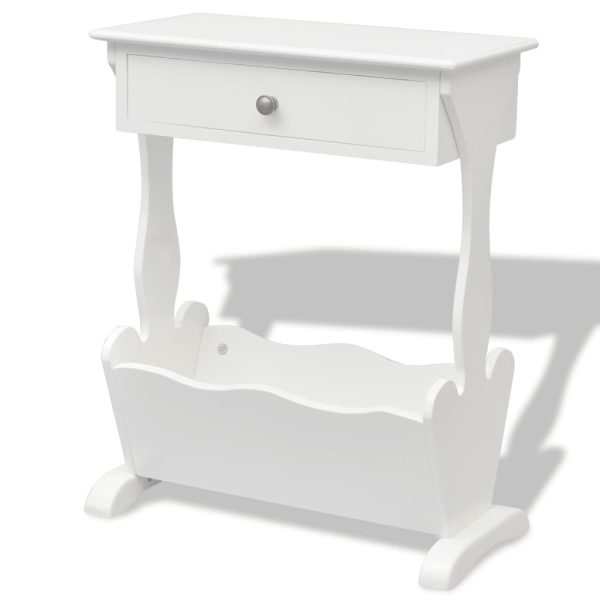 Armário revistas Melrose branco - Image 3