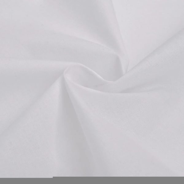 vidaXL Conjunto capa edredão algodão 155x200/80x80 cm branco - Image 5