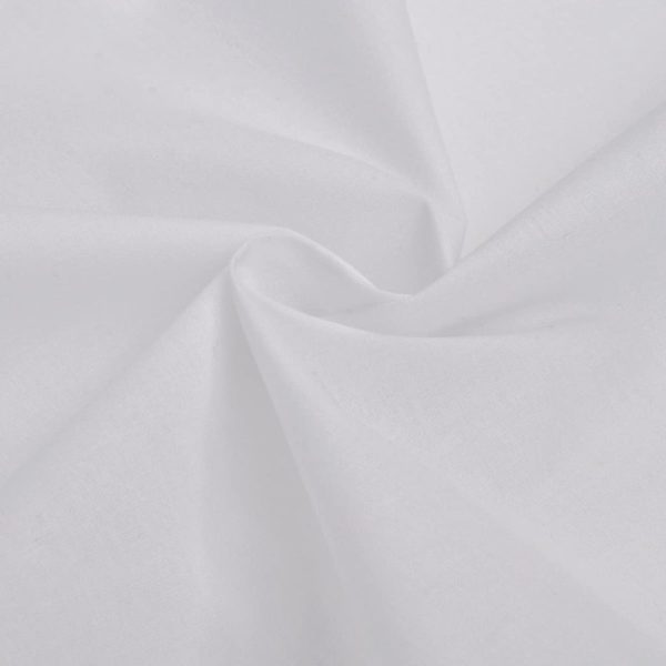 vidaXL Conjunto capa edredão algodão 155x200/80x80 cm branco - Image 2