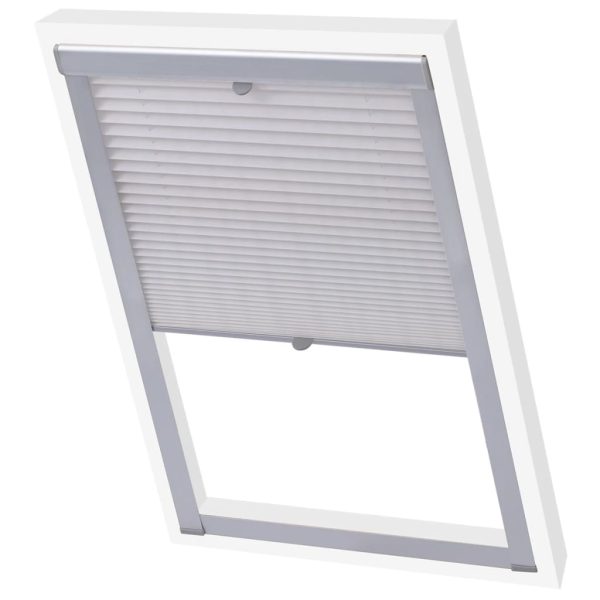 Persianas plissadas ​​branco C02 - Image 3