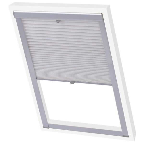 Persianas plissadas ​​branco F06 - Image 3