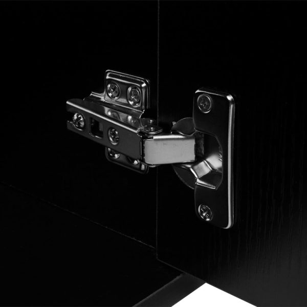 Móveis casa de banho 9 pçs e conjunto de bacia, preto - Image 7