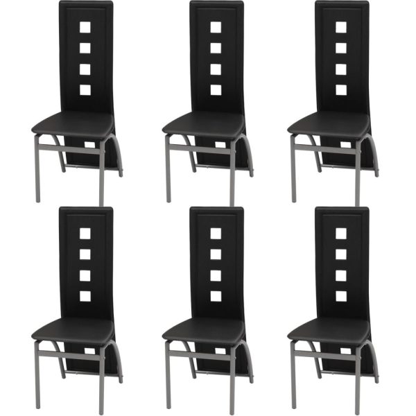 Conjunto jantar, 7 pcs, preto - Image 4