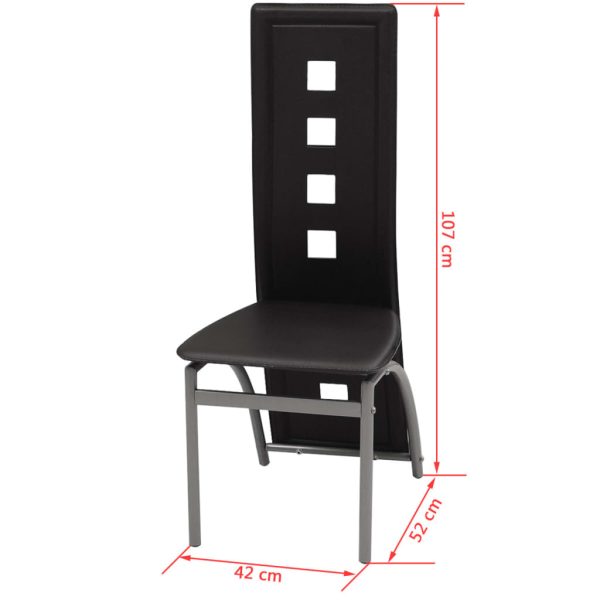 Conjunto jantar, 7 pcs, preto - Image 16