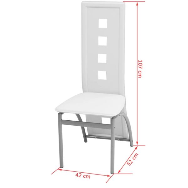 Conjunto de jantar 7 pcs branco - Image 8