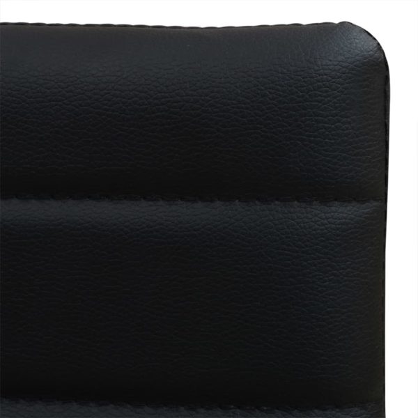 Conjunto 5 pcs de mesa de jantar e cadeiras preto - Image 6
