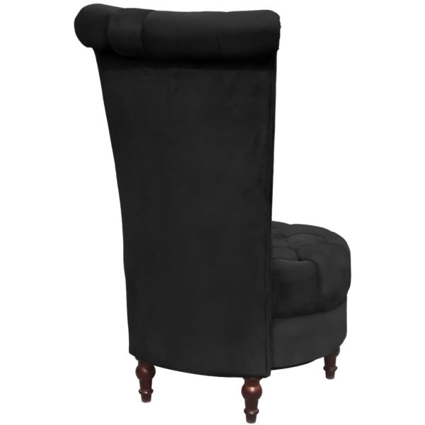 Poltrona com costas altas preto - Image 4