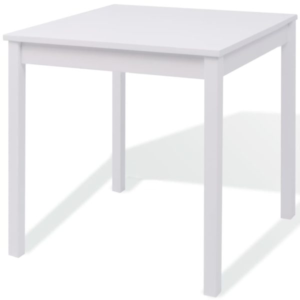 Conjunto de jantar 3 pcs madeira de pinho branco - Image 3