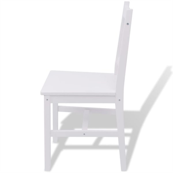Conjunto de jantar 3 pcs madeira de pinho branco - Image 6