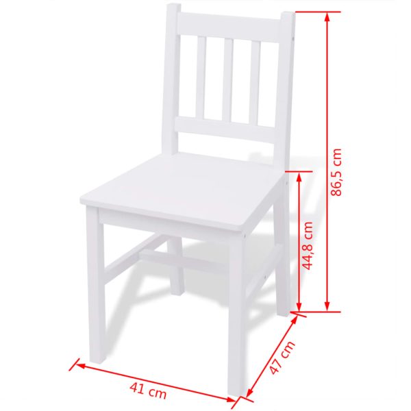 Conjunto de jantar 7 peças, pinho branco - Image 7