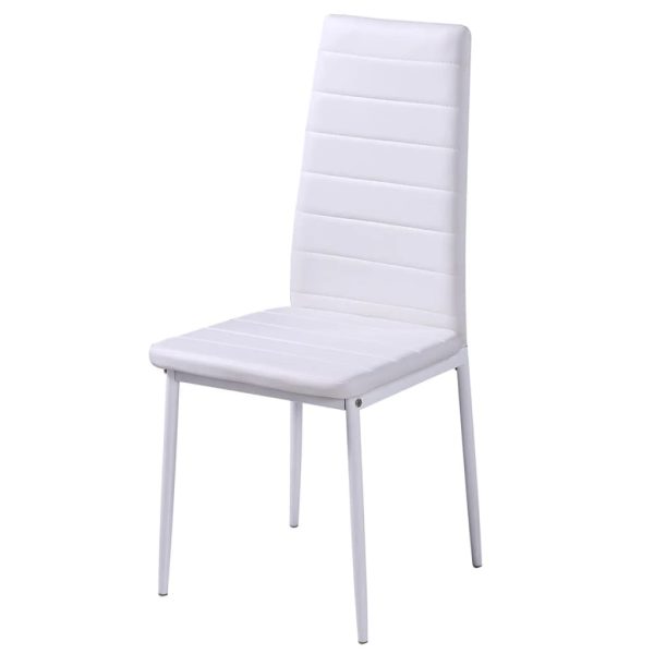 Conjunto mesa de jantar 5 pcs preto e branco - Image 6
