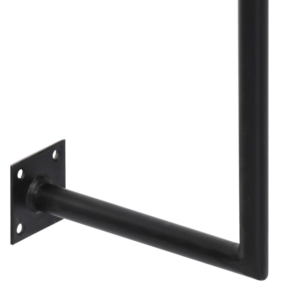 Secretária de parede 90x40x170 cm madeira de acácia maciça - Image 7