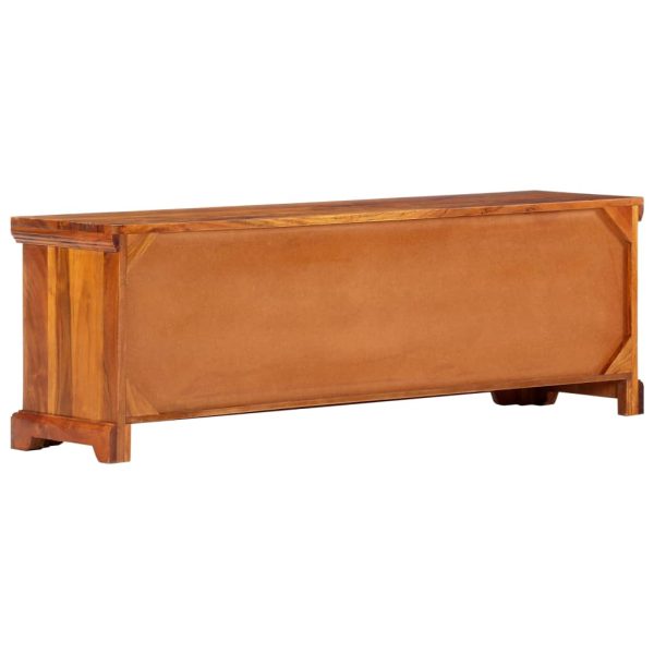 Móvel de TV 119x30x40 cm madeira de acácia maciça - Image 5