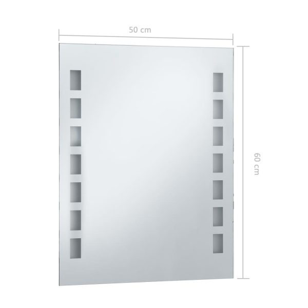 Espelho de parede LED para casa de banho 50x60 cm - Image 7