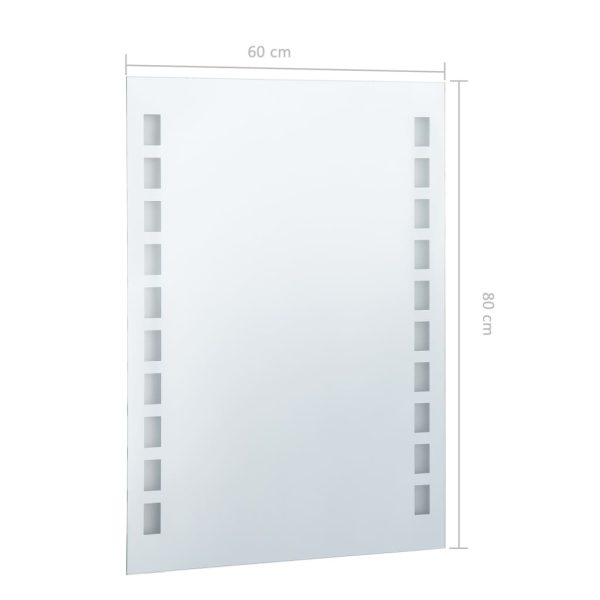 Espelho de parede LED para casa de banho 60x80 cm - Image 8