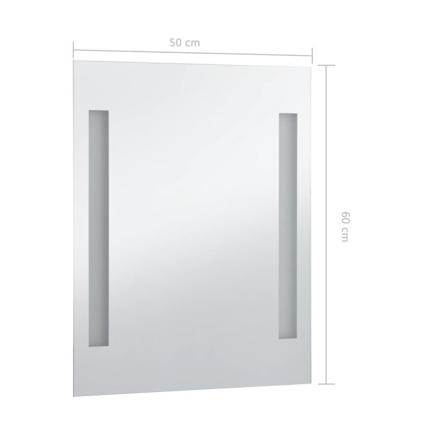 Espelho de parede LED para casa de banho 50x60 cm - Image 8