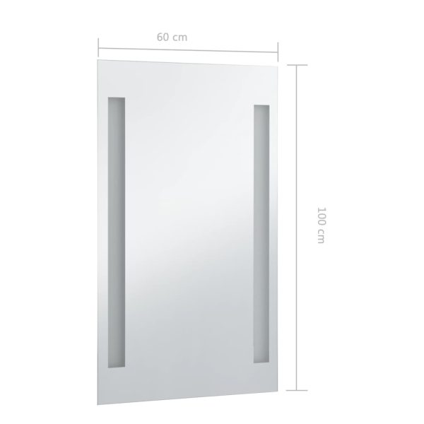 Espelho de parede LED para casa de banho 60x100 cm - Image 8