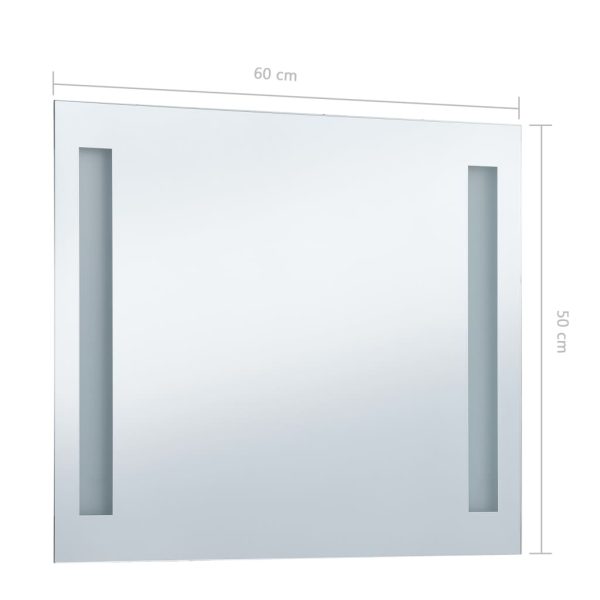 Espelho de parede LED para casa de banho 60x50 cm - Image 7