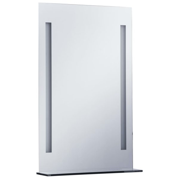 Espelho de parede LED c/ prateleira para casa de banho 60x80 cm - Image 2