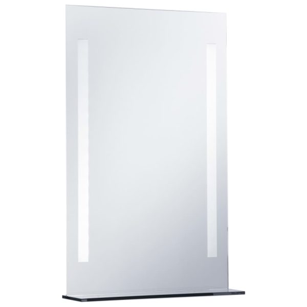 Espelho de parede LED c/ prateleira para casa de banho 60x80 cm - Image 4