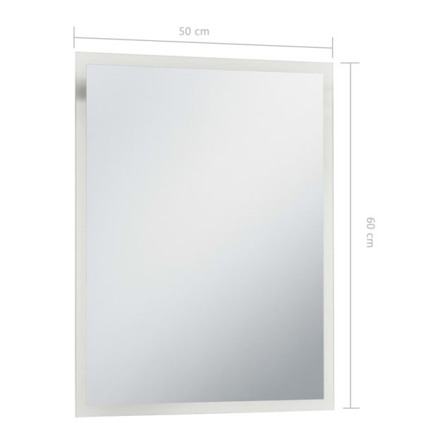 Espelho de parede LED para casa de banho 50x60 cm - Image 7