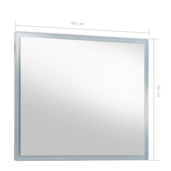 Espelho de parede LED para casa de banho 60x50 cm - Image 8