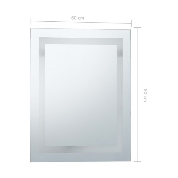 Espelho casa de banho LED c/ sensor tátil 60x80 cm - Image 9