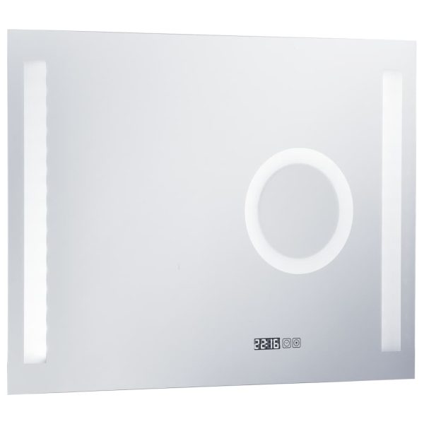 Espelho de parede LED c/ sensor tátil casa de banho 80x60 cm - Image 4