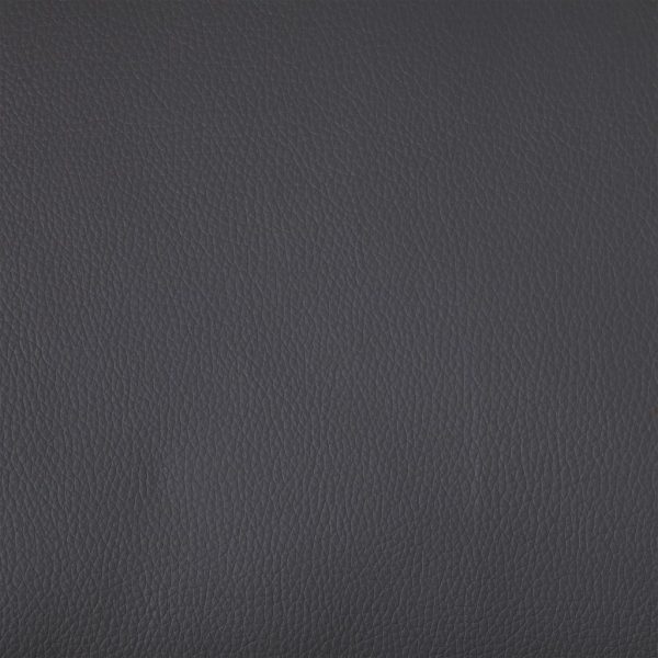Chaise longue couro artificial cinzento - Image 7