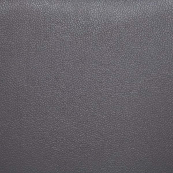 Chaise longue couro artificial cinzento - Image 8