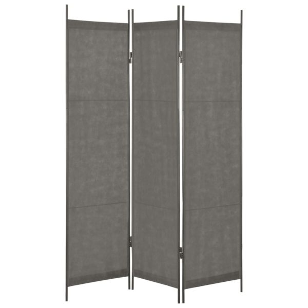 vidaXL Divisória de quarto com 3 painéis 150x180 cm antracite - Image 2