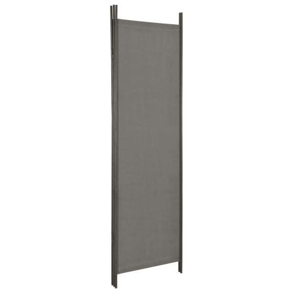 vidaXL Divisória de quarto com 3 painéis 150x180 cm antracite - Image 4